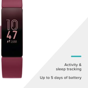 Fitbit Inspire Fitness Tracker, One Size (S and L Bands Included)